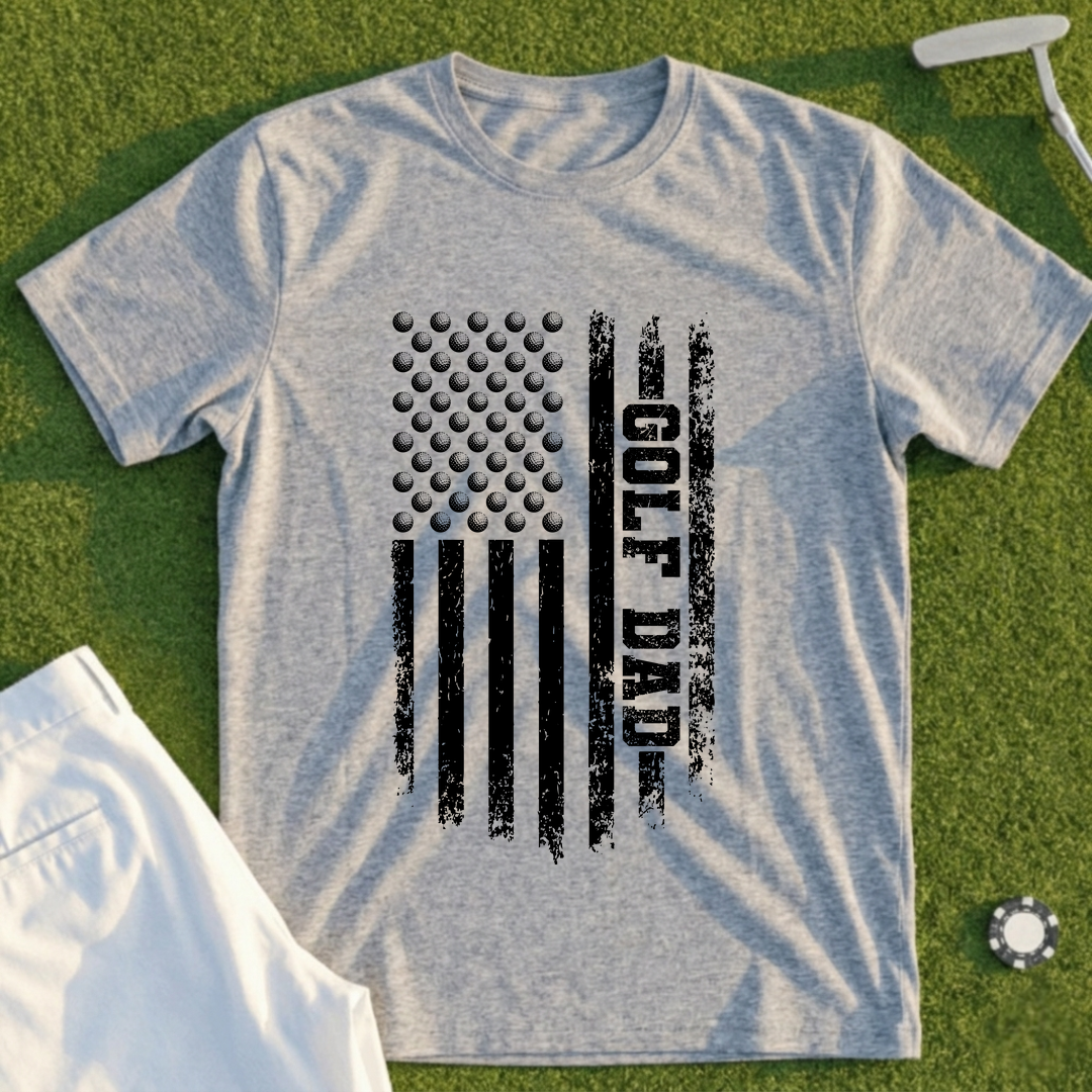 Golf Dad Flag Tee