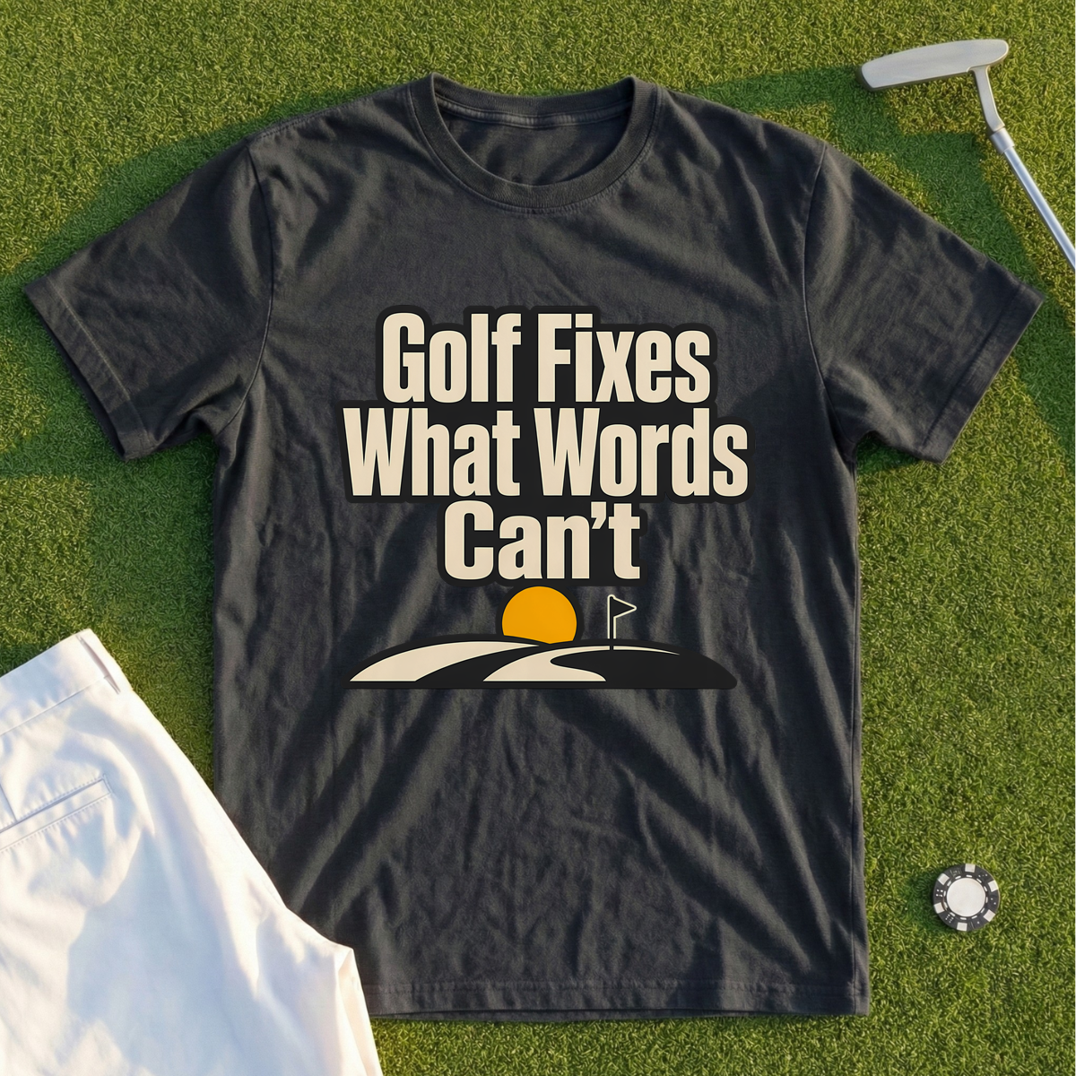 Golf Fixes What Words Can't Tee