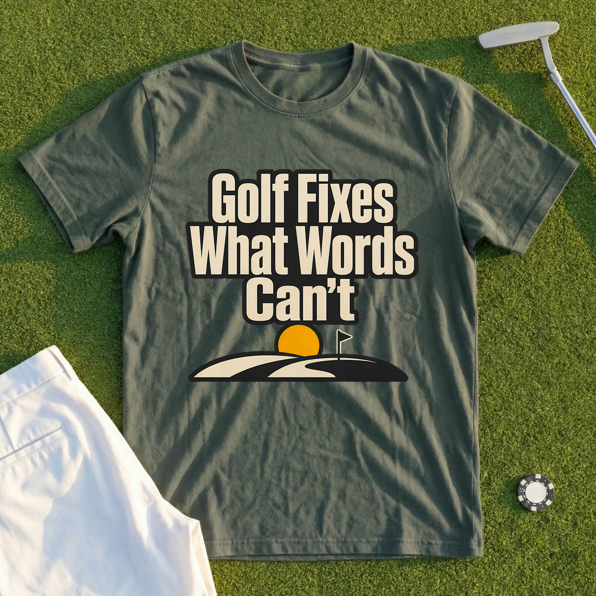 Golf Fixes What Words Can't Tee