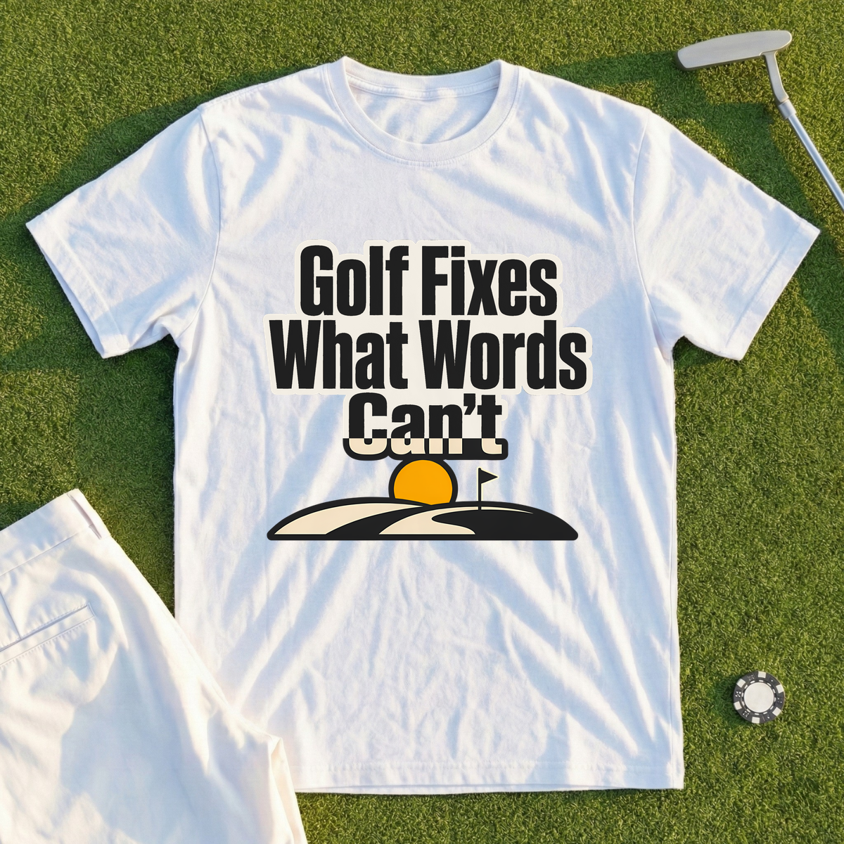 Golf Fixes What Words Can't Tee
