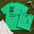 Golf Girl Back Print Tee