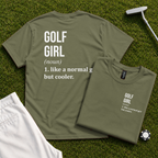 Golf Girl Back Print Tee