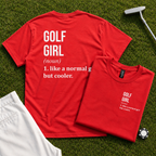 Golf Girl Back Print Tee