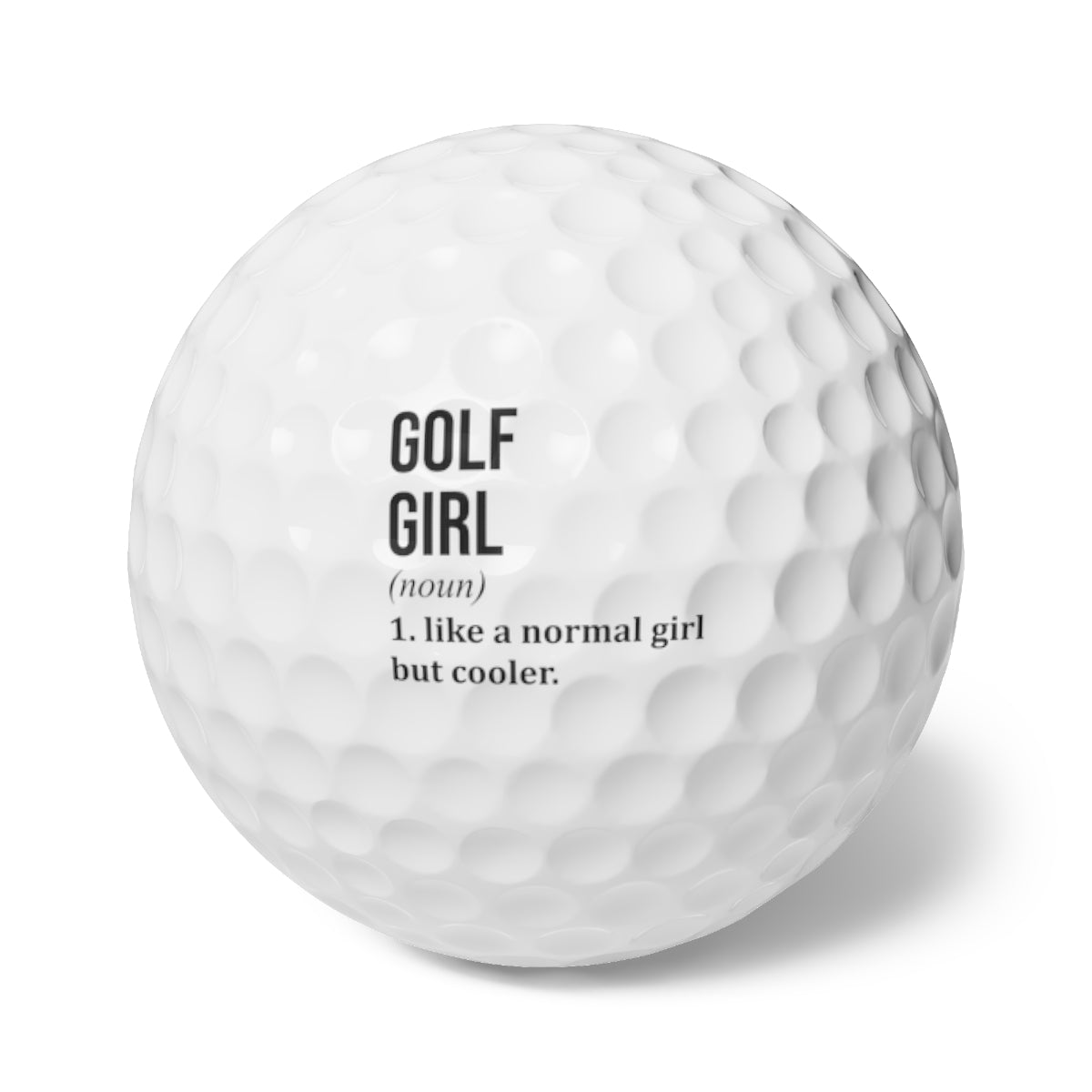 Golf Girl Golf Balls