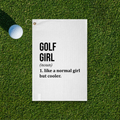 Golf Girl Golf Towel