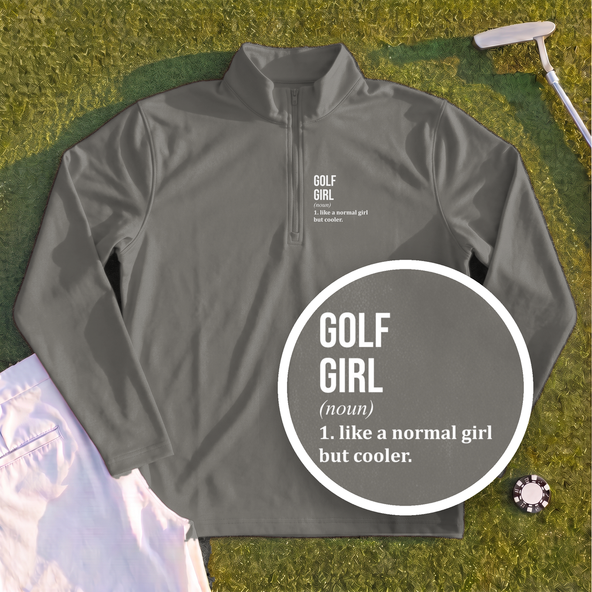 Golf Girl Quarter Zip