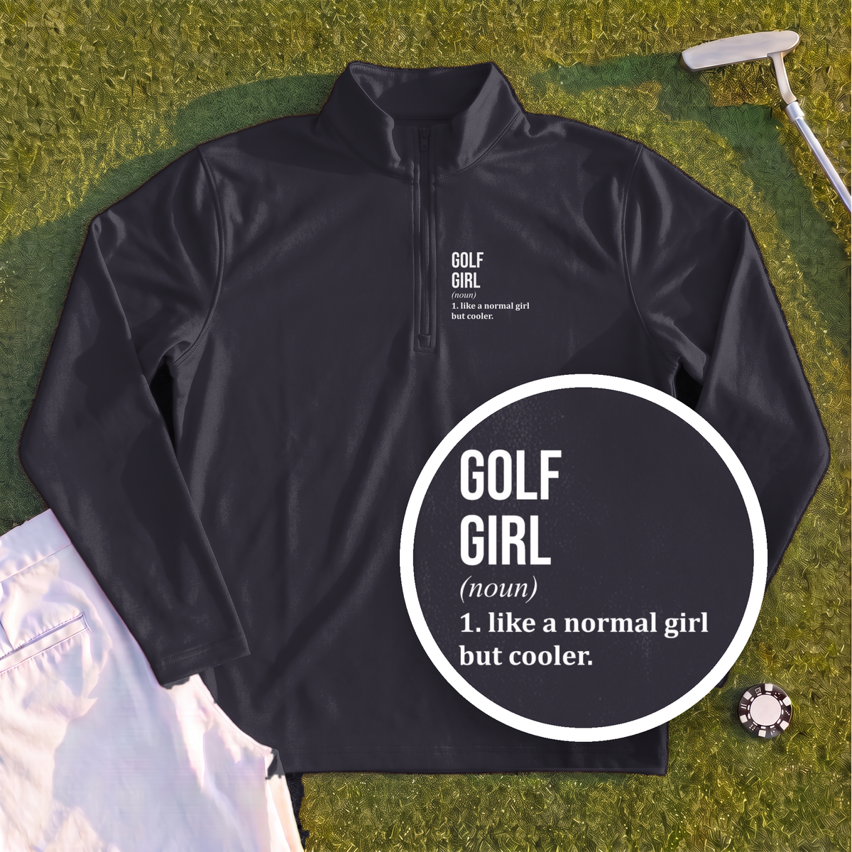 Golf Girl Quarter Zip