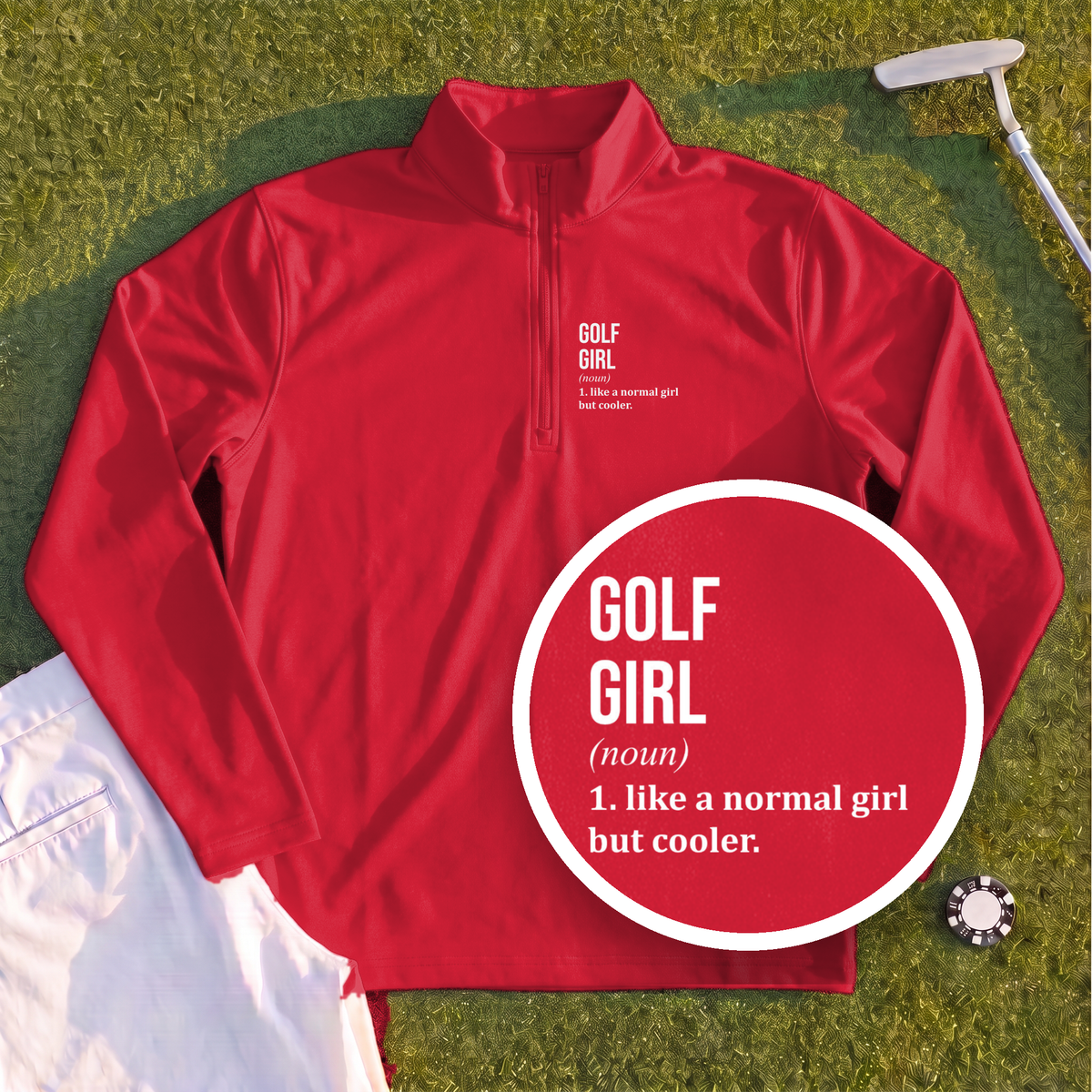 Golf Girl Quarter Zip