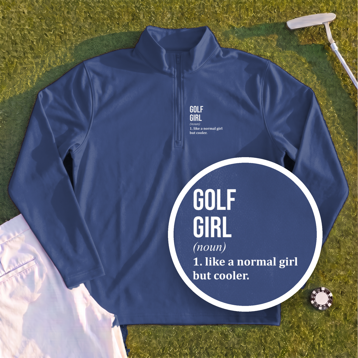 Golf Girl Quarter Zip