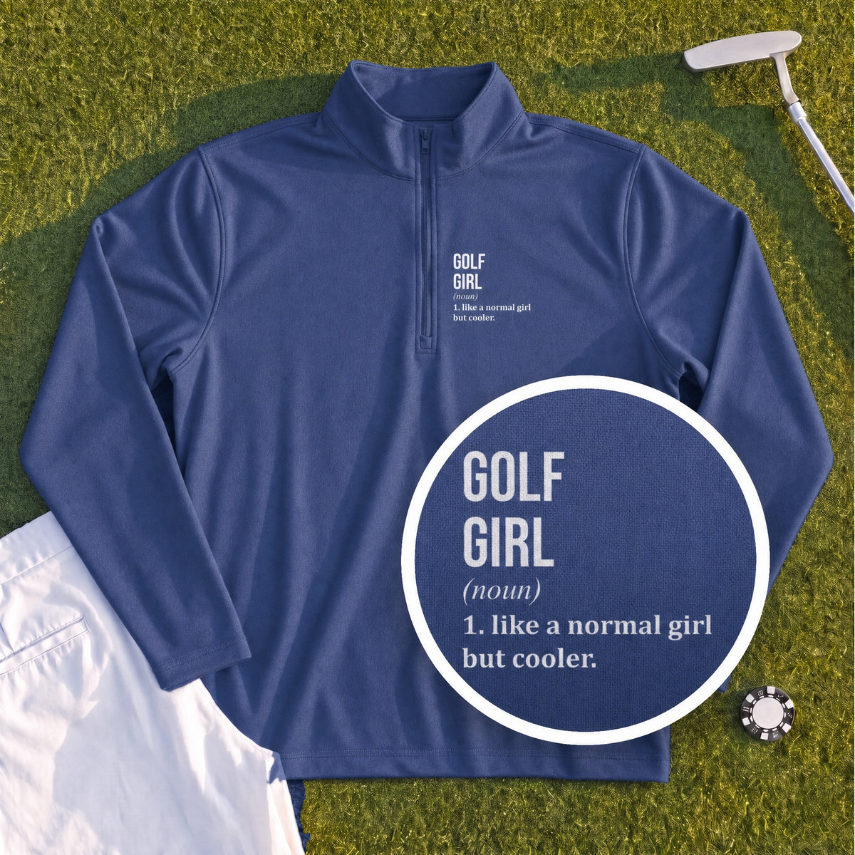 Golf Girl Quarter Zip