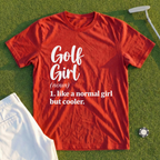 Golf Girl Script Tee