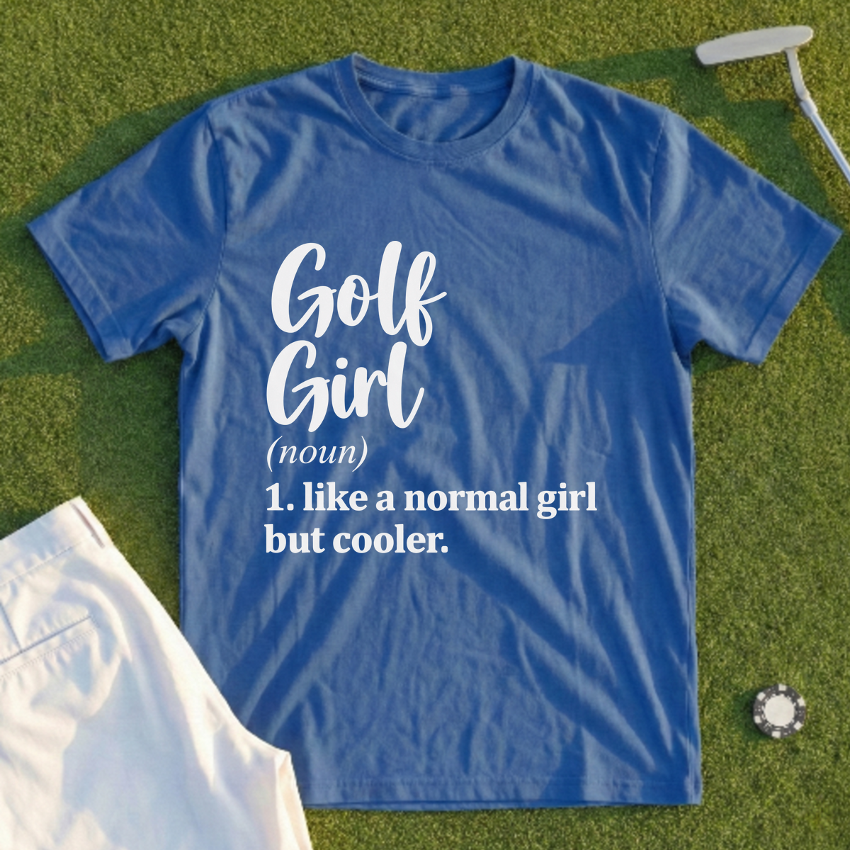 Golf Girl Script Tee