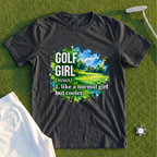 Golf Girl Watercolor Tee