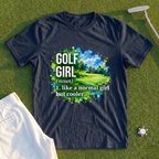 Golf Girl Watercolor Tee
