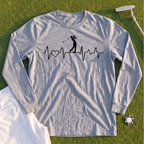 Golf Heartbeat Line Long Sleeve Tee
