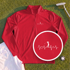 Golf Heartbeat Line Quarter Zip