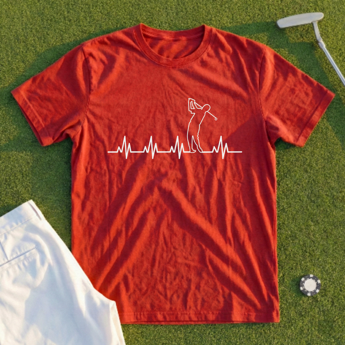 Golf Heartbeat Tee