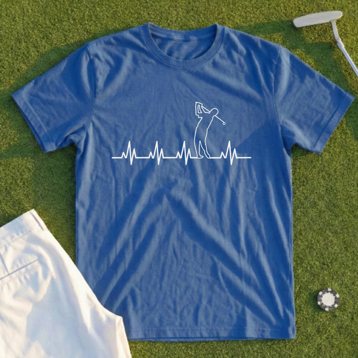 Golf Heartbeat Tee