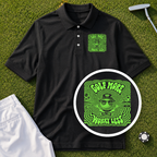 Golf More Worry Less Performance Polo
