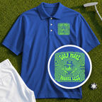 Golf More Worry Less Performance Polo