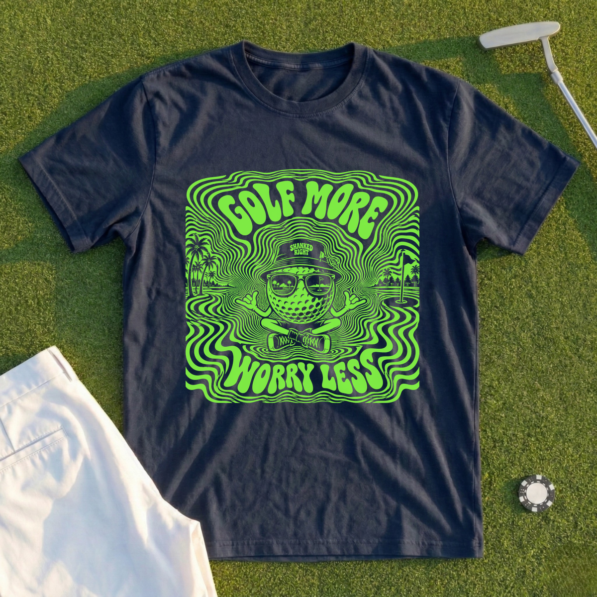 Golf More Worry Less Tee