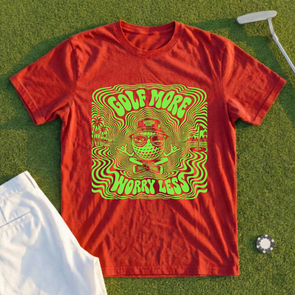 Golf More Worry Less Tee