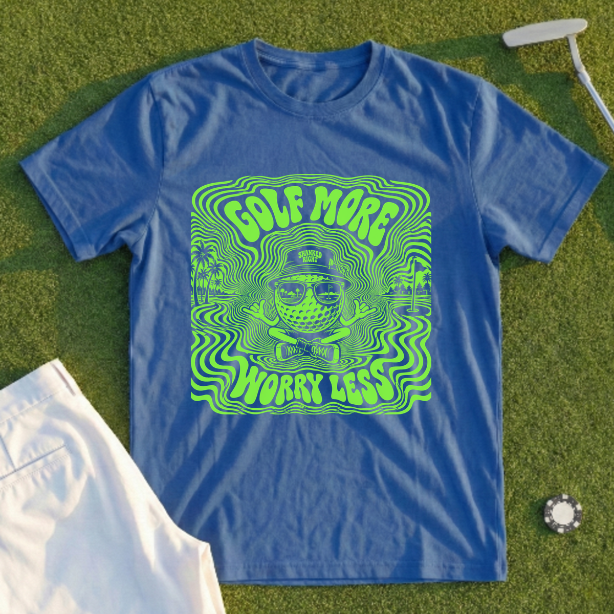 Golf More Worry Less Tee