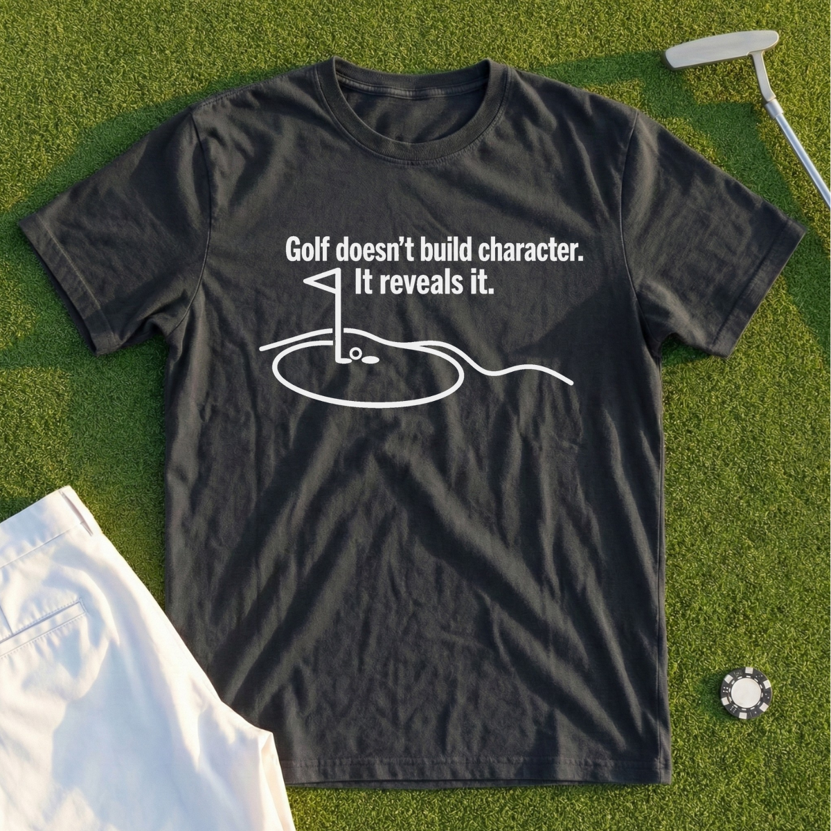 Golf Reveals Character Tee