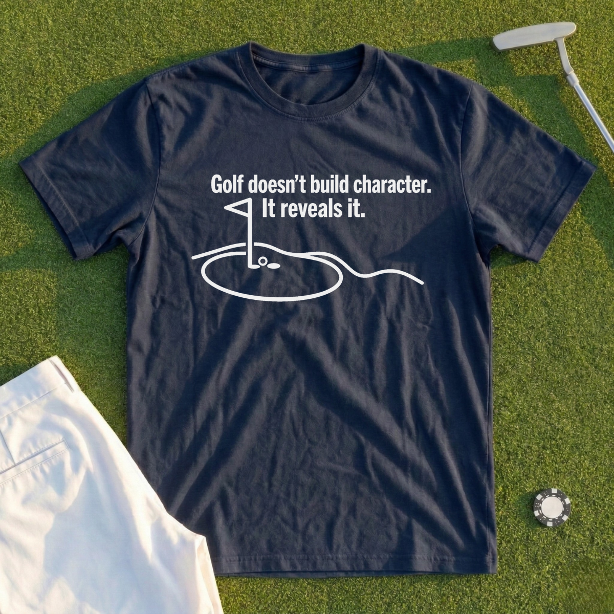 Golf Reveals Character Tee