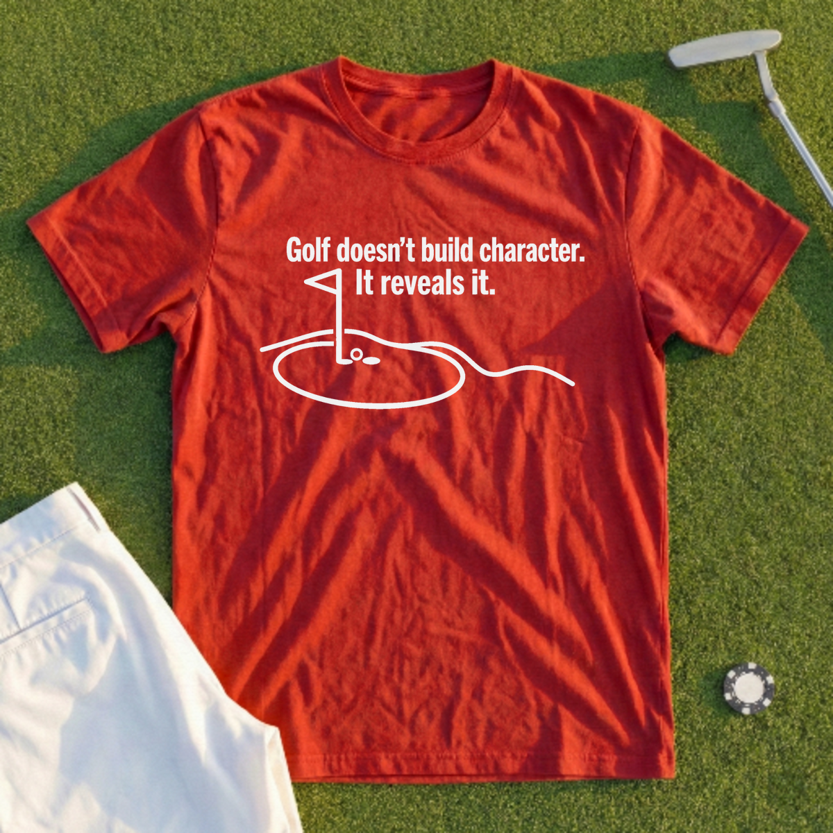 Golf Reveals Character Tee