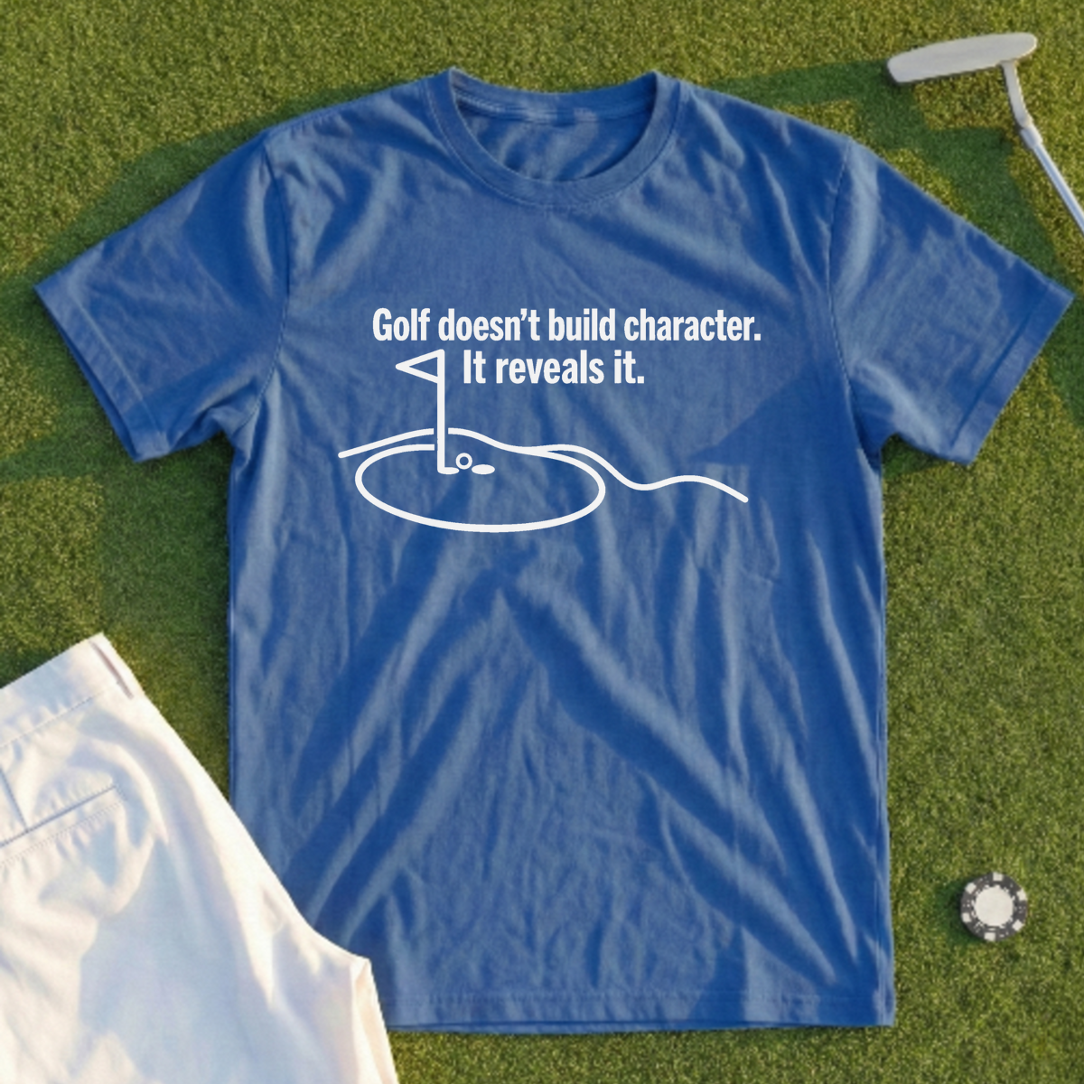 Golf Reveals Character Tee