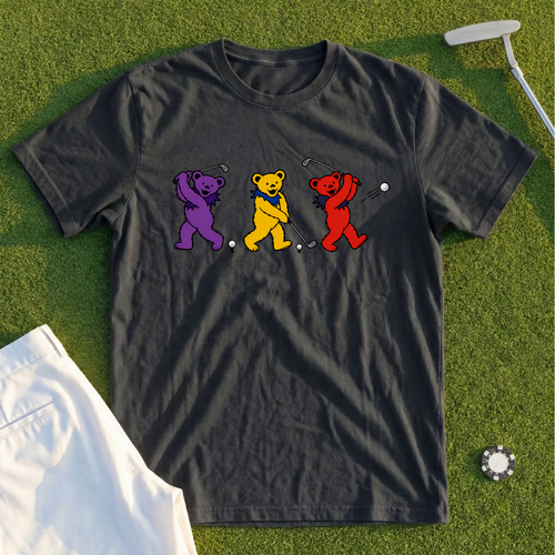 Golf Swing Bears Encore Tee - Shanked Right
