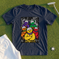 Golf Swing Bears Gang Portrait Tee
