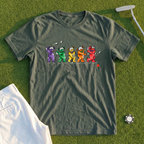 Golf Swing Bears Ink Wash Tee