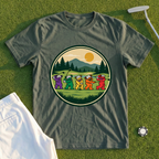 Golf Swing Bears Park Badge Tee