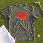 Golf Swing Bears Red Sun Premium Tee