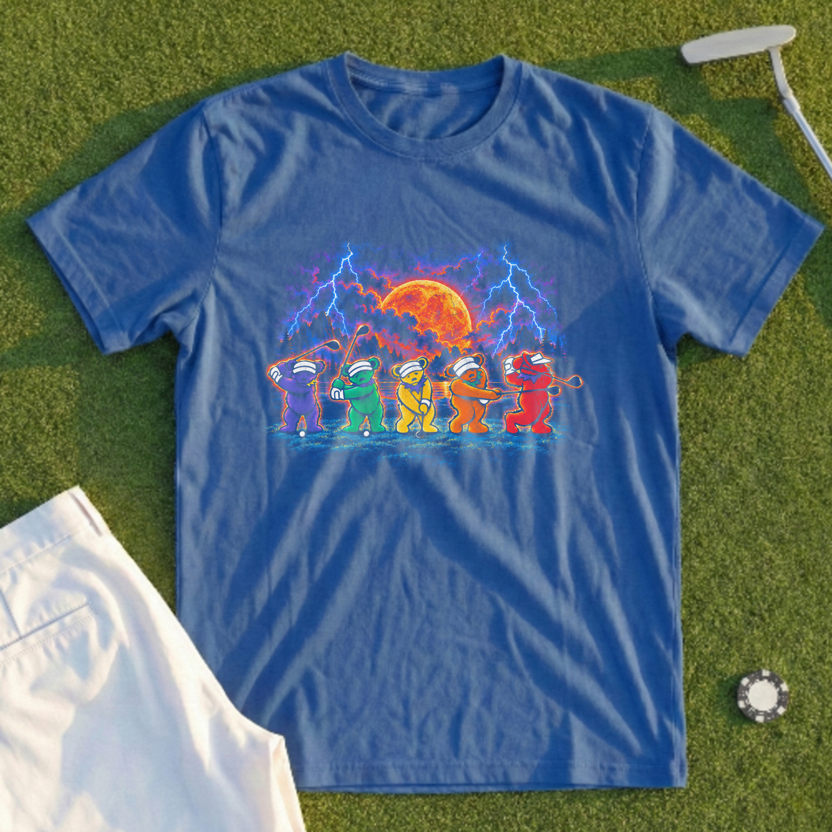 Golf Swing Bears Rock Tour Tee