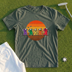 Golf Swing Bears Sunset Tee
