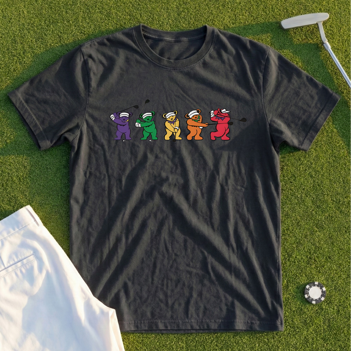 Golf Swing Bears Tee
