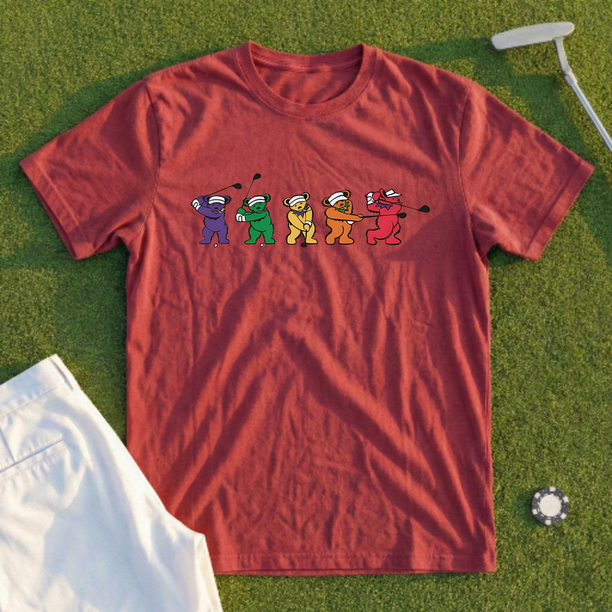Golf Swing Bears Tee