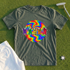 Golf Swing Bears Tie Dye Tee