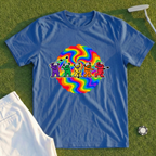 Golf Swing Bears Tie Dye Tee