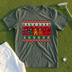 Golf Swing Bears Ugly Sweater Tee