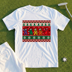 Golf Swing Bears Ugly Sweater Tee
