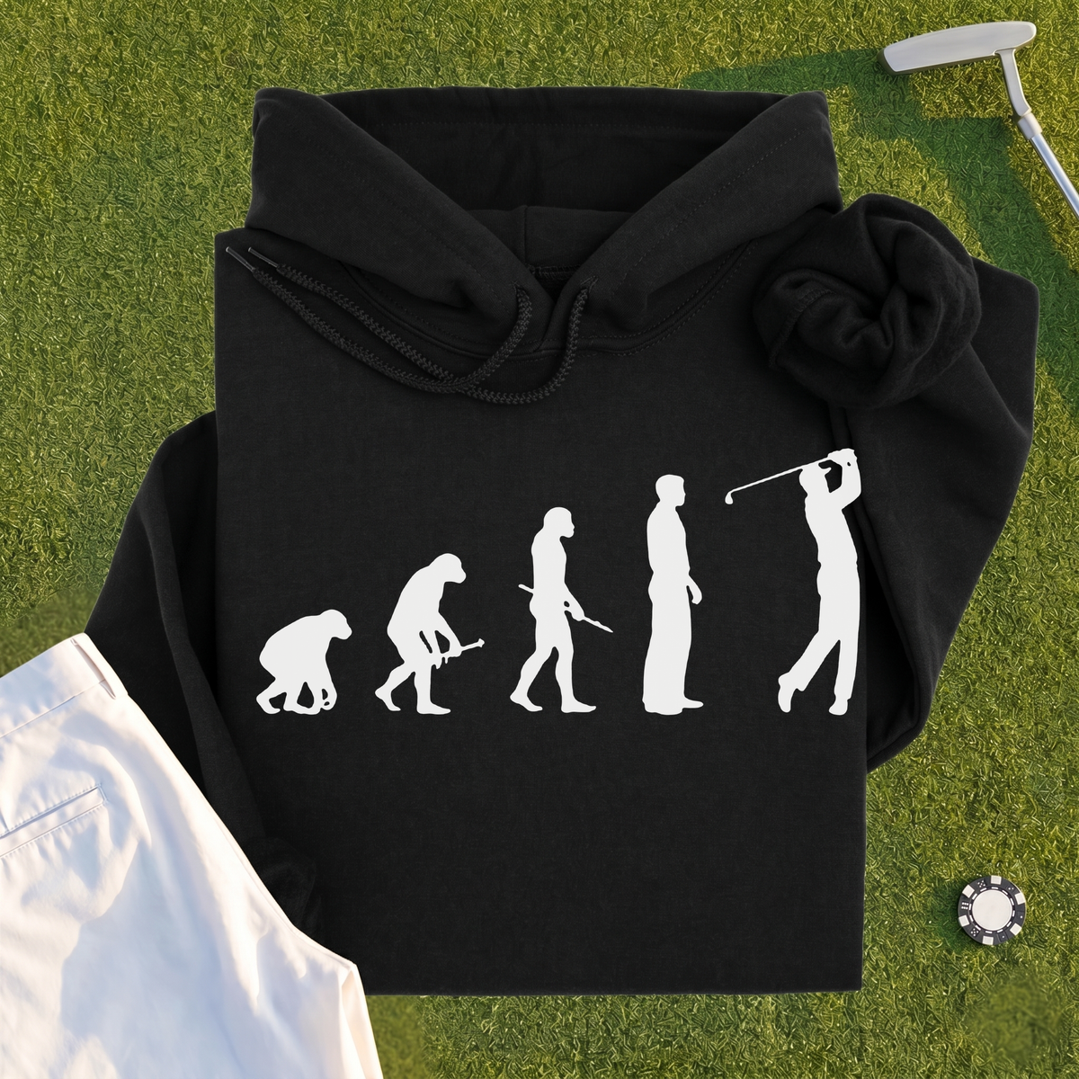 Golfer Evolution Hoodie