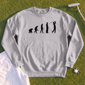 Golfer Evolution Sweatshirt