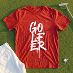 Golfer, Graffiti Drip Tee