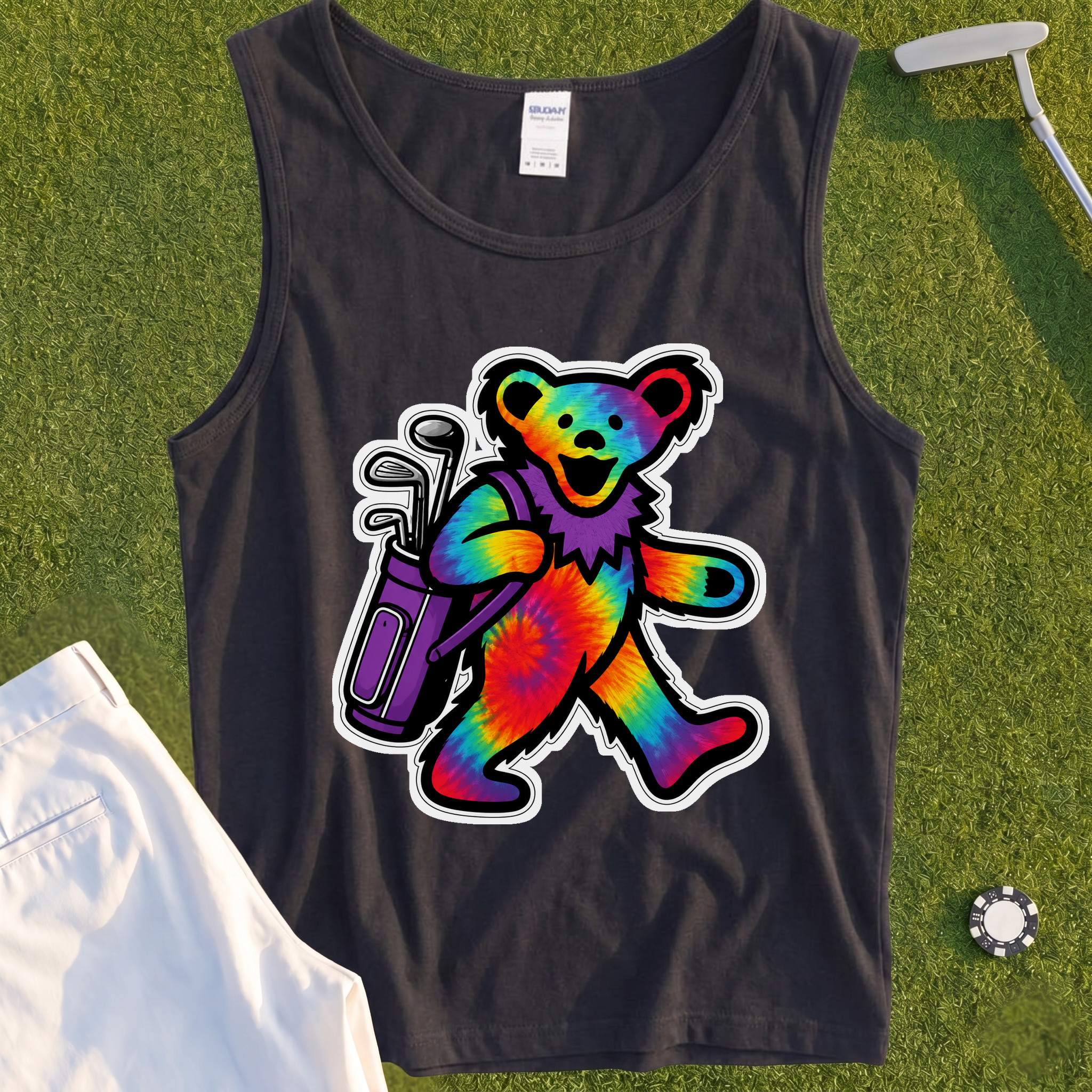 Golfing Bear Tank