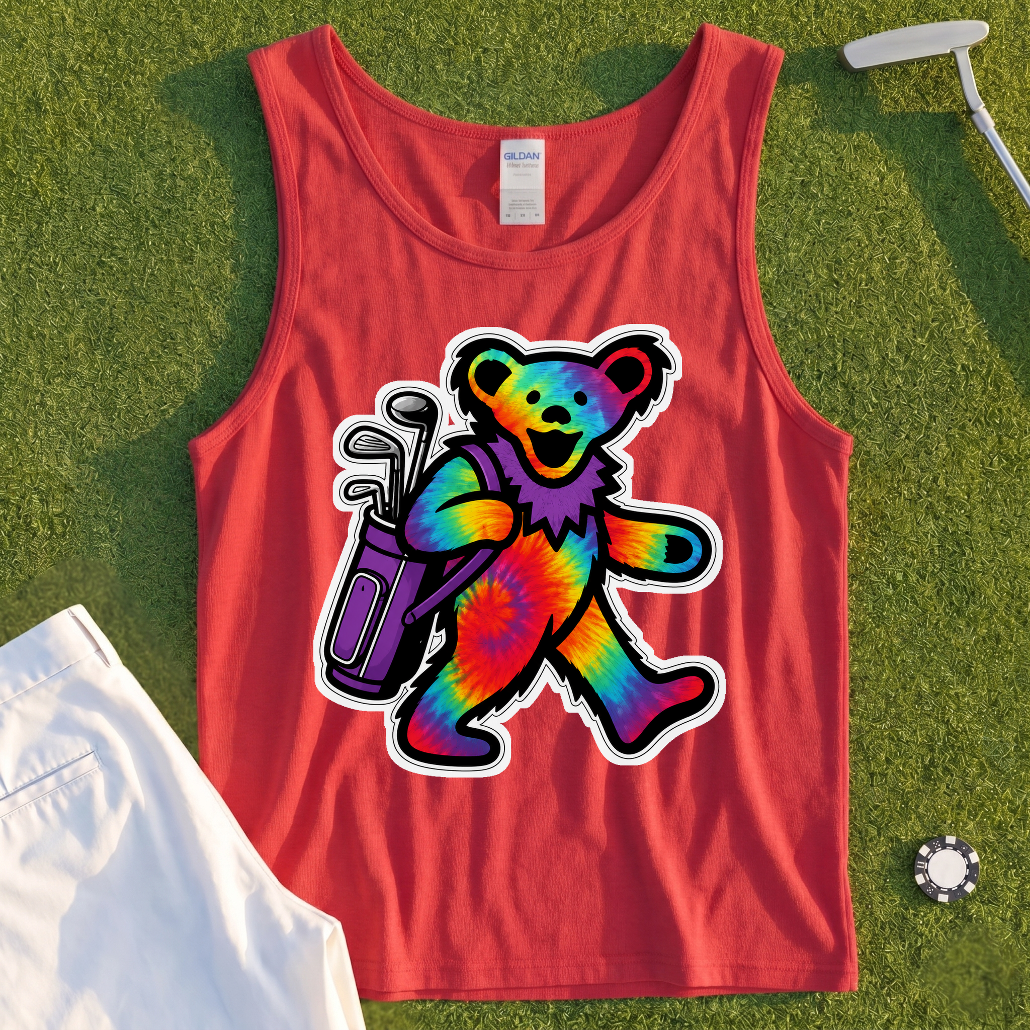 Golfing Bear Tank