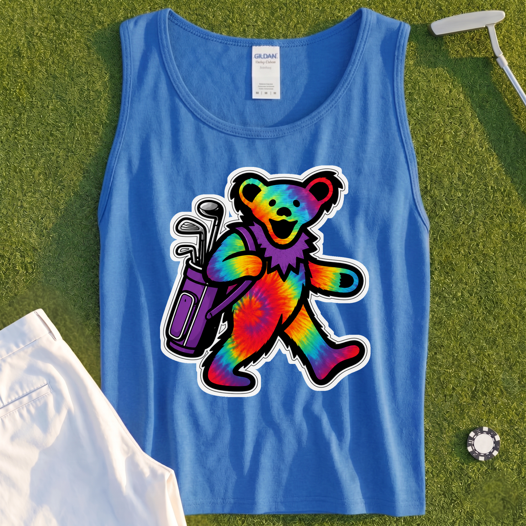 Golfing Bear Tank